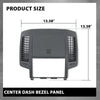 G-PLUS AC Center Dash Bezel Panel Vents Cubby Storage Compatible with Nissan Altima 2005-2006 Gray Dash Cover