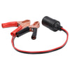 G-PLUS 12V Battery To Cigarette Lighter Adapter Alligator Clamp Clip 12 Volt Car Socket