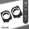 G-PLUS Fog Lamp Light Cover Bezel Compatible with LR4 2010-2016 2PCS ABS Plastic Trim