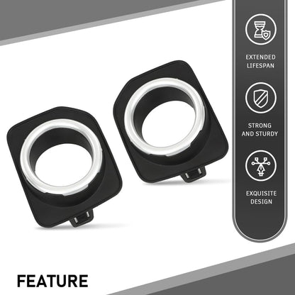 G-PLUS Fog Lamp Light Cover Bezel Compatible with LR4 2010-2016 2PCS ABS Plastic Trim