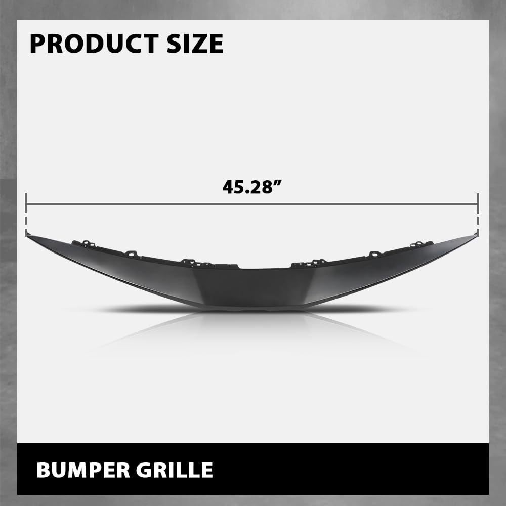 G-PLUS Front Bumper Upper Grille Cover Trim Compatible with Toyota Camry LE XLE 2021-2023 52111-06900