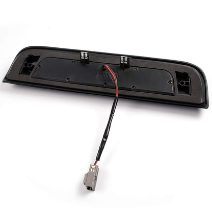 G-PLUS High Mount Rear 3rd Third Brake Light Compatible With 2014-2018 Chevy Silverado GMC Sierra 1500 2500 HD 3500 HD LED Cargo Tail Lamp Black Housing Smoky Red Lens