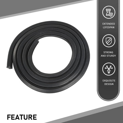 G-PLUS Front Door Rubber Weatherstrip Seal LH or Right 1pc Compatible with Cadillac Escalade 2002-2006 Fit for Chevy Silverado Suburban GMC Sierra 1999-2006