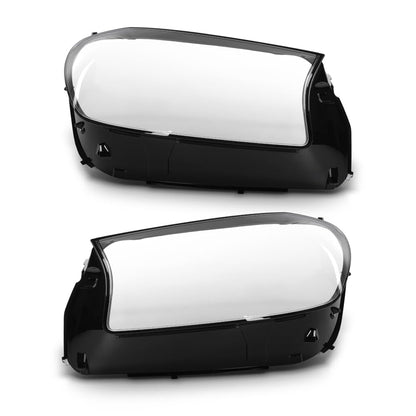 G-PLUS Headlight Lens Cover Compatible with Benz GLS X167 GLS350 GLS350d GLS500 GLS550 GLS450 GLS580 2020-2023 Fit Benz GLS63 AMG 2021-2023 Left & Right Front Headlamp Lens Cover Clear