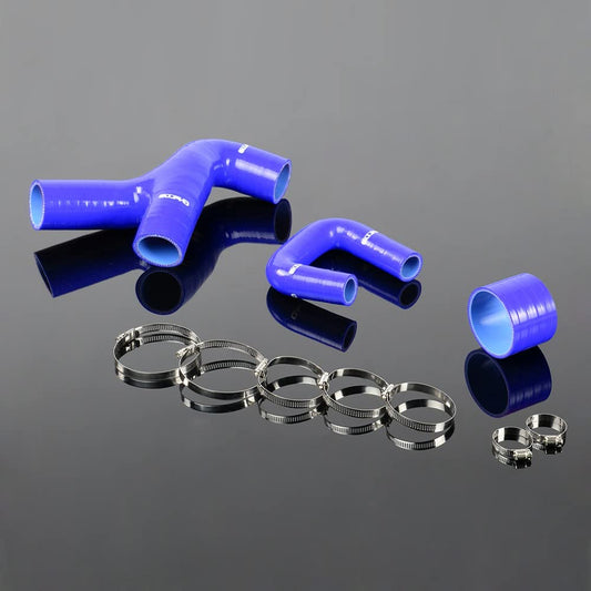 G-PLUS Silicone Intercooler Hose Y Pipe Clamps kit Compatible With Impreza Subaru WRX 1999/2000 GT MK5-6 GC8 EJ20,Blue
