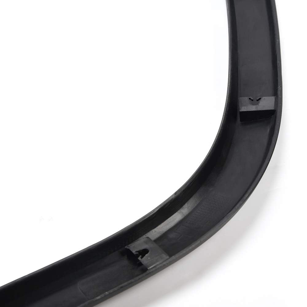 G-PLUS Front Left Right Side Bolt-on Fender Flares Compatible with Jeep Grand Cherokee 2011 2012 2013 2014 2015 2016 Wheel Opening Molding Arch Trim CH1291106, CH1290106 2PCS Black