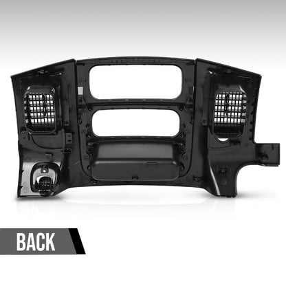 G-PLUS Center Dash Radio Bezel Trim Panel w/Storage Compatible with Dodge Ram 1500 2002-2005/ Fits Dodge Ram 2500 3500 2003-2005 Accessories Black Radio Frame