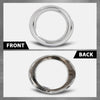 G-PLUS Fog Light Trim Set Left and Right Chrome 2Pcs Compatible with Benz GLK350 (submodel: 4Matic, Base) 2010-2012 2048851074