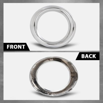 G-PLUS Fog Light Trim Set Left and Right Chrome 2Pcs Compatible with Benz GLK350 (submodel: 4Matic, Base) 2010-2012 2048851074