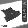 G-PLUS Under Engine Cover Splash Rust Shield Compatible with BMW X3 sDrive 2011 2012 2013 2014 2015 2016 2017 51757213662, 51-75-7-213-662, 51757378820 Black