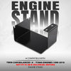 G-PLUS Motor Engine Stand Compatible with Harley Davidson Twin Cam Balanced A / TC88A Engines 1999-2016,Not Fit TC-88-B (Balanced) Motors Black