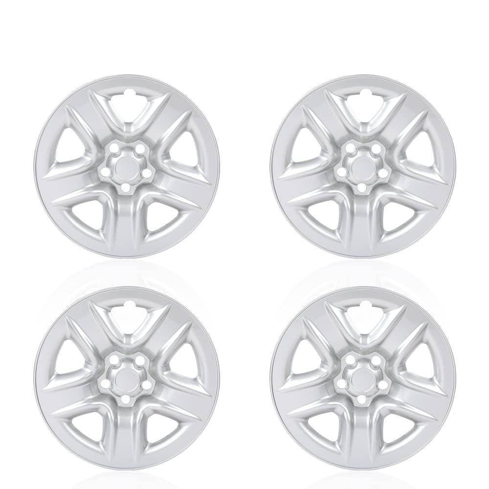 G-PLUS 4pcs Hubcap Wheel Skins, 17” Hubcap Wheel Replacement Covers Compatible with Toyota RAV4 2006-2011, Toyota RAV4 2012 (Gasoline)