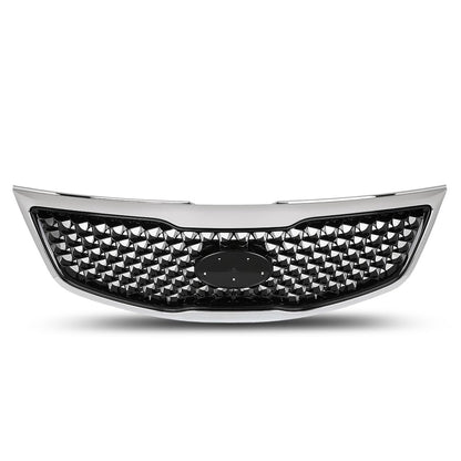 G-PLUS Front Upper Grille Chrome, Compatible with Kia Sportage 2014-2016, KI1200162, 863503W500