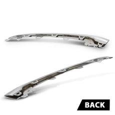 G-PLUS Front Bumper Lip Trim 2PCS for Benz W222 S-Class 2018-2020 Chrome Style Side View