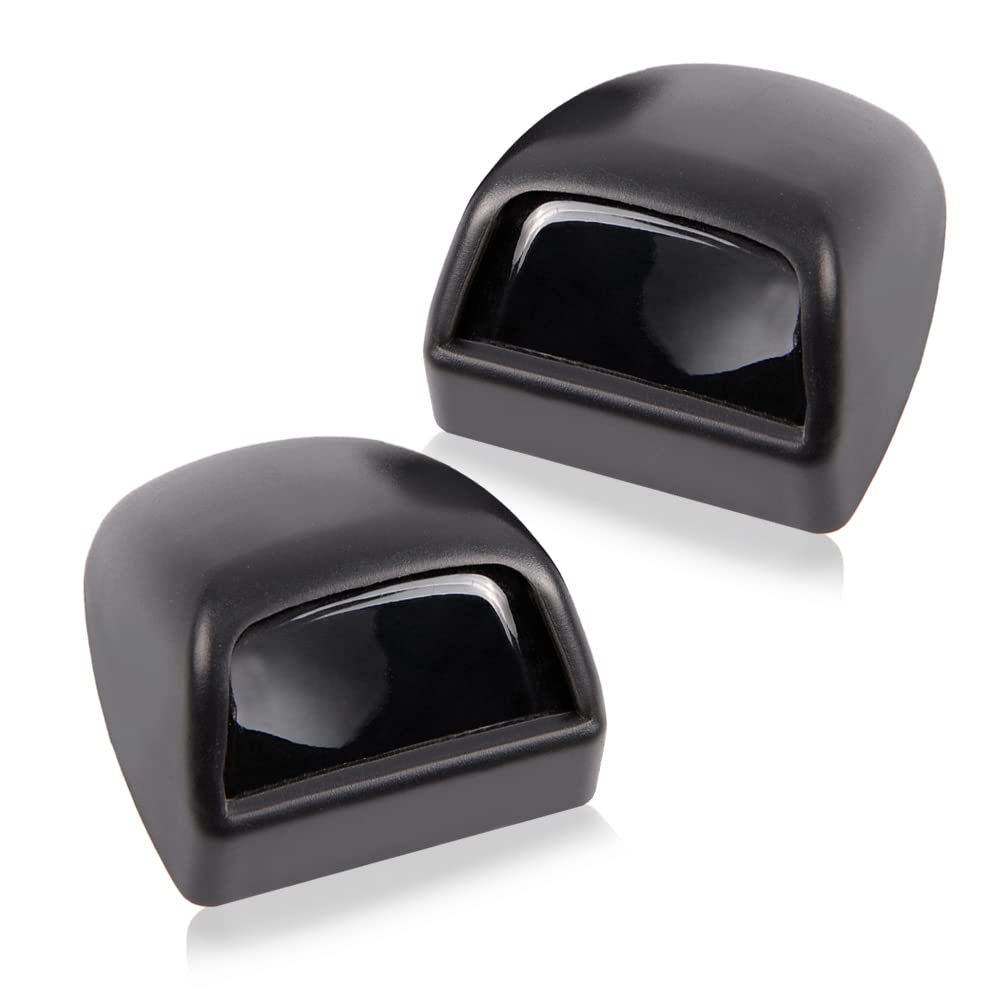 G-PLUS Rear License Plate Light Lens Pair Set Compatible with Cadillac Escalade 02-06 /Fit Chevy Avalanche 02-13/ Fit Chevy Silverado 01-14 /Fit Chevy Suburban Tahoe 00-06 /Fit GMC Sierra 01-13