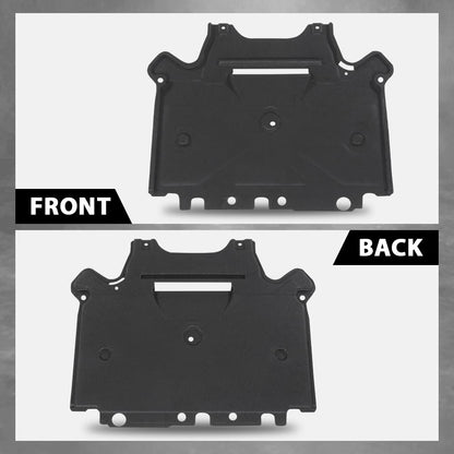 G-PLUS Rear Lower Under Engine Splash Shield Guard Cover Compatible with 2013-2016 Audi A4,Fit 2013-2017 Audi Q5 8K1863822S, 8K2863822M