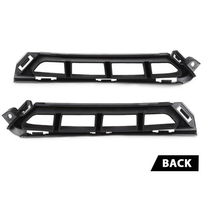 G-PLUS Front Bumper Air Curtain Grille Grill Compatible with Hyundai Elantra 2019-2020 86562F2AA0, 86561F2AA0 ‎Black Left & Right Pair