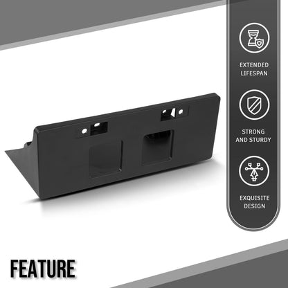 G-PLUS Front License Plate Bracket Compatible with Nissan Frontier 2022-2024 96210-9BU0A, 96210-9BU0A Black