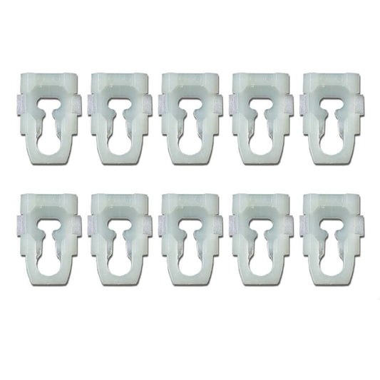 G-PLUS Body Side Fender Door Box Belt Molding Trim Clips 10pcs ZE Compatible with Dodge Ram 77-90