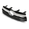 G-PLUS Grille Assembly Compatible with Toyota Highlander (submodel: Hybrid LE, Hybrid Limited, Hybrid XLE, LE, LE Plus, Limited, XLE) 2014-2016 Chrome Grill Insert Black 531010E170, TO1200371