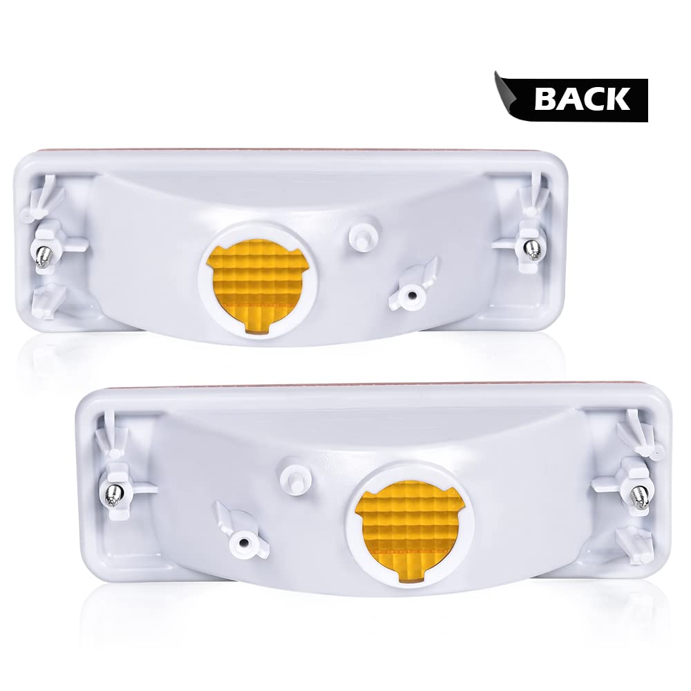 G-PLUS Turn Signal Light Orange Compatible with 84-88 Toyota 8151089130, 8152089130