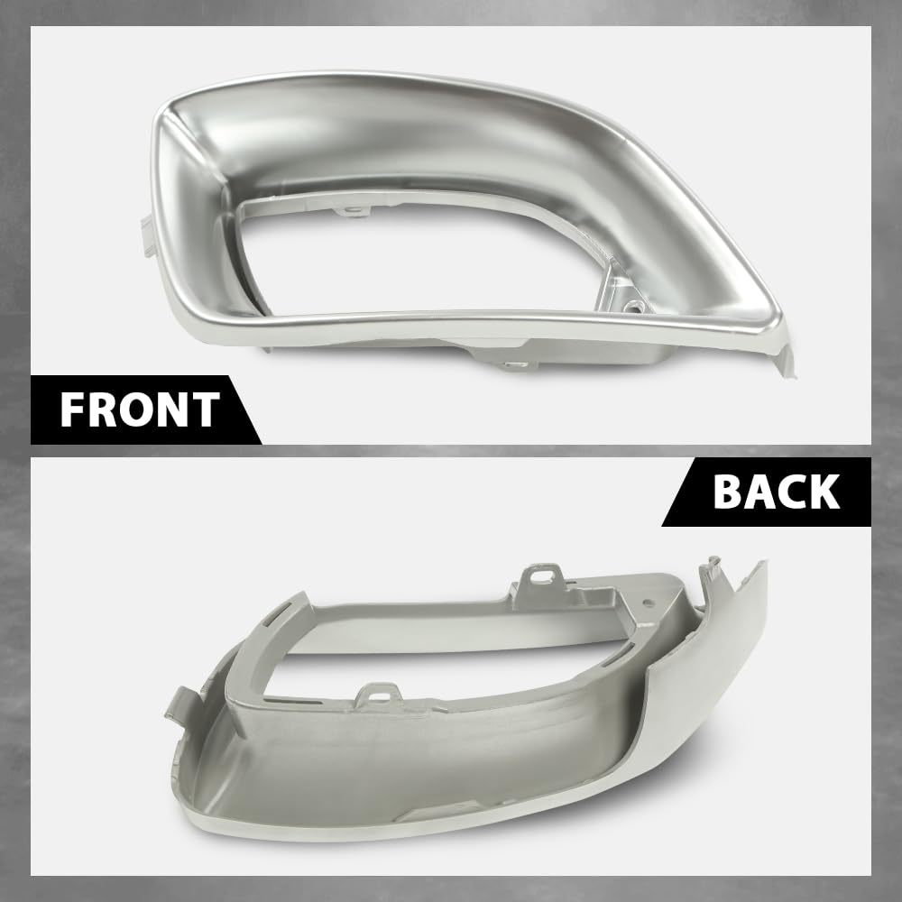 G-PLUS Fog Light Trim Driver and Passenger Side Compatible with Benz R320 R350 R500 R550 4Matic Base 2006-2010 MB1039169 MB1038169 2518852023 2518851923