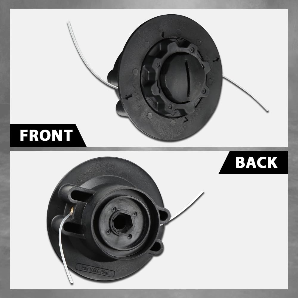 G-PLUS Replace Trimmer Head 3PCS Fit Stihl C5-2 FS38 FS40(from 2008 On) FS45 FS46 FS50 FSE60 4006 710 2103 Black