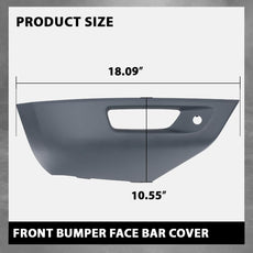 G-PLUS 2PCS Front Bumper End Cap Covers for Range Rover Sport 2014-2017 Side View