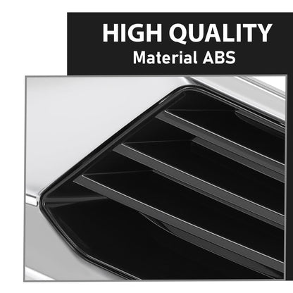 G-PLUS Fog Light Covers Bezels Trim Set Pair Front Compatible with Cadillac XTS 2018-2019 Chrome Black