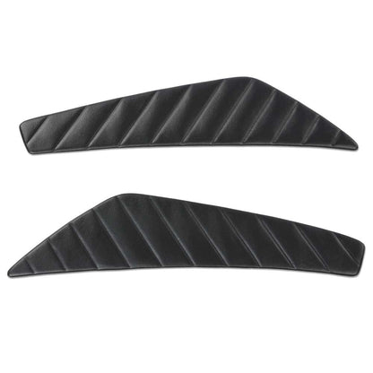 G-PLUS Black Door Panel Insert, Compatible With Ford Mustang Pleated 2010-2014 12-14LL-BLK
