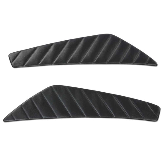 G-PLUS Black Door Panel Insert, Compatible With Ford Mustang Pleated 2010-2014 12-14LL-BLK