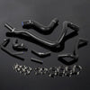 G-PLUS Silicone Radiator Hose Clamps kit Compatible With Volvo 97 850 T-5/1998-2000 S70/1998-2004 V70 7PCS Black