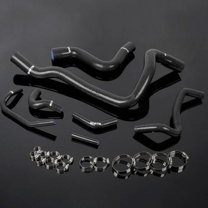 G-PLUS Silicone Radiator Hose Clamps kit Compatible With Volvo 97 850 T-5/1998-2000 S70/1998-2004 V70 7PCS Black