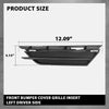 G-PLUS Front Bumper Grille Insert Fog Light Cover Bezel Left Compatible with Lincoln MKC 2015-2019 EJ7Z17E811AA, FO1038172, EJ7Z-17E811-AA Black