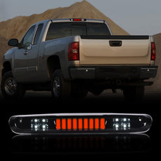 G-PLUS LED Third Brake Light for Chevy Silverado GMC Sierra 2007-2014 Type I Smoky Lens Close-up View