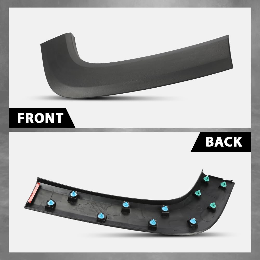 G-PLUS Rear Fender Trim Molding Moulding Driver Left and Passenger Right Compatible with Jeep Renegade 2015-2023 Fender Flares 5XB67LXHAA, 5XB66LXHAA, CH1790104, CH1791104