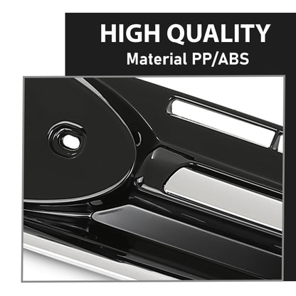 G-PLUS Front Upper Bumper Grille Grill W/Chrome Molding, Compatible with Ford Esacpe 2013-2016, CJ5Z8200DD, FO1200541