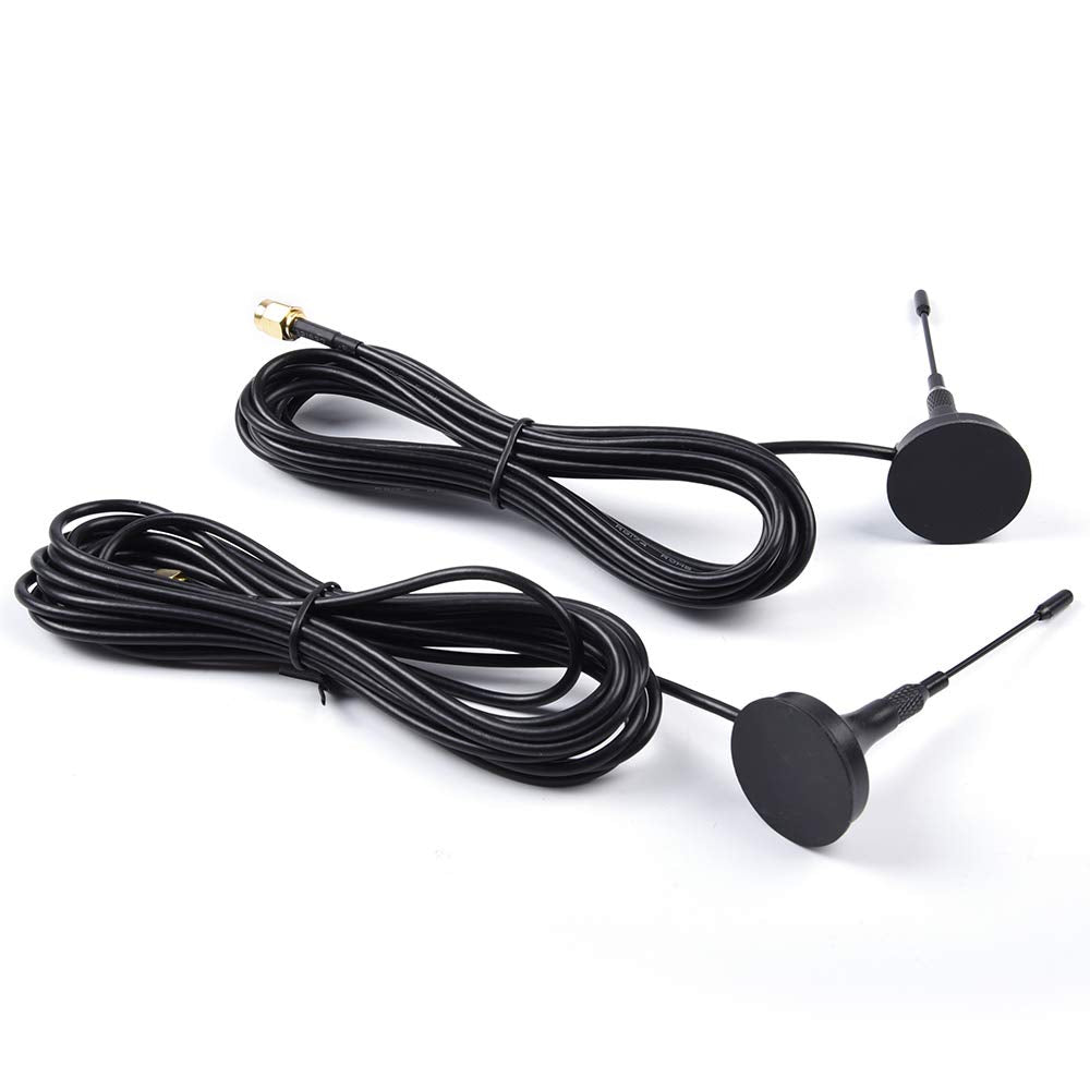 2 Pcs Set Car Magnetic Police Antenna 3-3/4" P71 Compatible for Ford Crown Victoria Impala Charger Explorer Tahoe Black