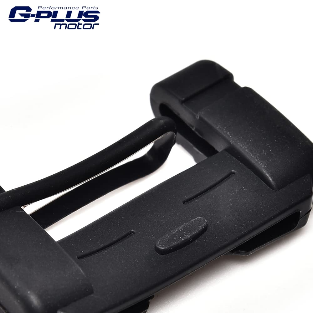 G-PLUS Universal Seat Belt Buckle Cover Replacement For Auto Car Seat Belt Buckle Clip Protector Trim Silicone Safety Accessories (Black)