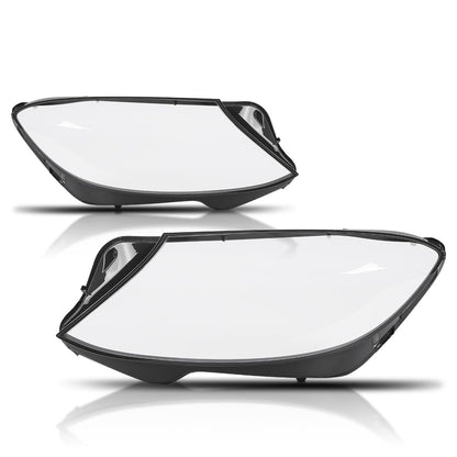 G-PLUS Headlight Lens Cover Compatible with Benz W222 S-Class 2014 2015 2016 2017 Left & Right Front Headlamp Lens Cover Clear