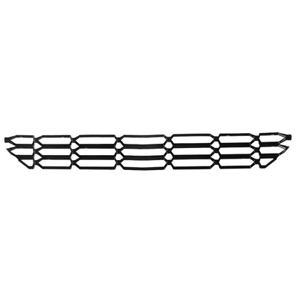 G-PLUS Front Lower Chrome Grille Insert Snap On Black Compatible with Chevy Silverado 1500 2016-2018
