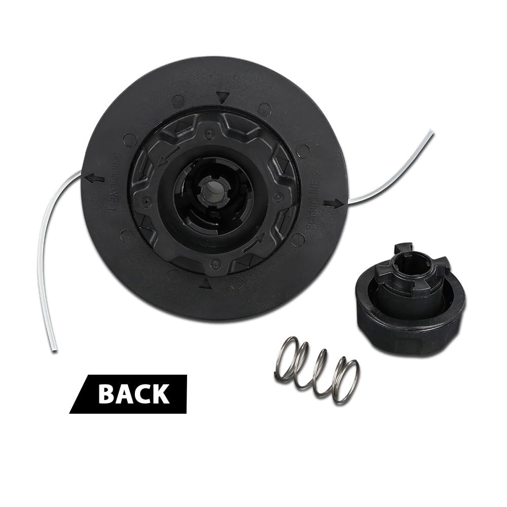 G-PLUS Trimmer Head Replace Lawn Mower 3pcs Fit Autocut C5-2 Fit FS38 FS40 FS45 FS46 FS50 FSE60 Black