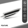 G-PLUS Right Fender Vent Insert Chrome Molding Trim, Compatible with Ford Escape 2013-2015, Passenger Side, FO1267100, CJ5Z16228AB