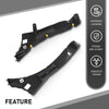 G-PLUS Front Bumper Mount Bracket Support Holder Compatible with Jaguar XJ 2010 2011 2012 2013 2014 2015 2016 2017 2018 2019 Black