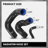 G-PLUS Radiator Hose Set Upper Lower and Bypass Hoses Compatible with John Deere Models Black