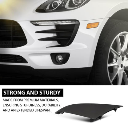 G-PLUS Left Upper Grille Molding Trim Bezel, Compatible with Porsche Macan Base and S Model 2015-2018, Air Intake Grill Trim, Driver Side, 95B8076851E0, 95B807685 1E0, 95B807685