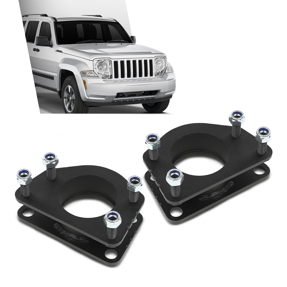 G-PLUS Front Suspension 2.5" Leveling Lift Kit Compatible with Jeep Liberty KJ KK 2002-2012,Fit Compatible with Dodge Nitro 2007-2012