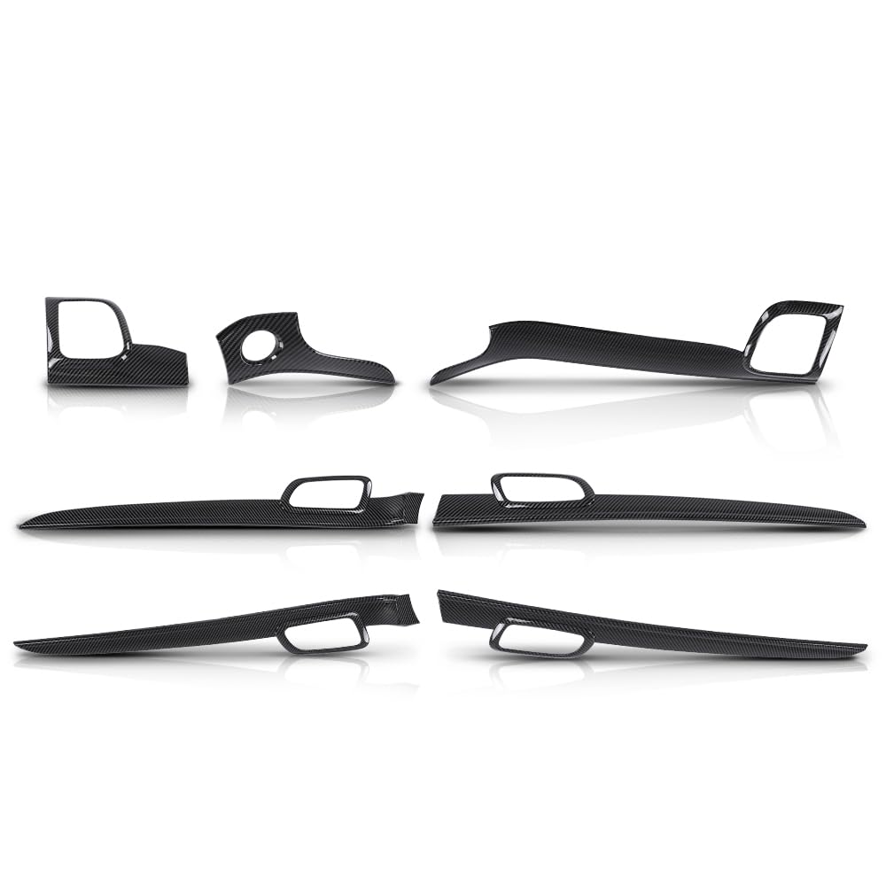 G-PLUS Dashboard Panel Trim Door Handle Trim Compatible with Jeep Grand Cherokee 2011-2021 7pcs Center Console Panel Trim & Inner Door Handle Trim