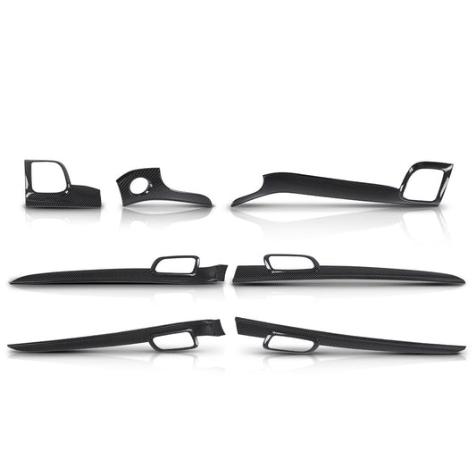 G-PLUS Dashboard Panel Trim Door Handle Trim Compatible with Jeep Grand Cherokee 2011-2021 7pcs Center Console Panel Trim & Inner Door Handle Trim