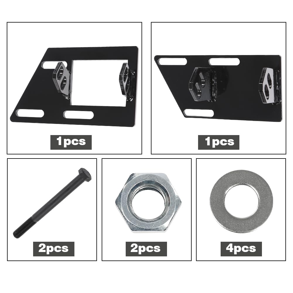 G-PLUS Engine Swap Mounts Brackets Compatible with Chevy Blazer / S10 2WD 1983-2005 and GMC Jimmy S15 / Sonoma S15 2WD 1983-2005 and Oldsmobile Bravada 2WD 1991-2004